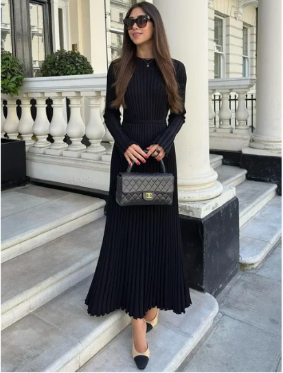 Gebreide Maxi jurk