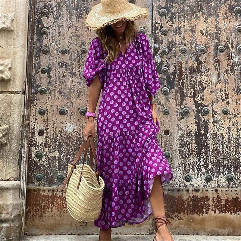 Noona Boho Maxi-Jurk | Stralend de Zomer in