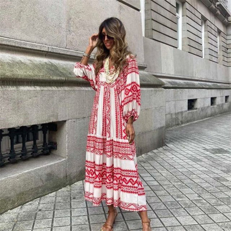 Noona Boho Maxi-Jurk | Stralend de Zomer in