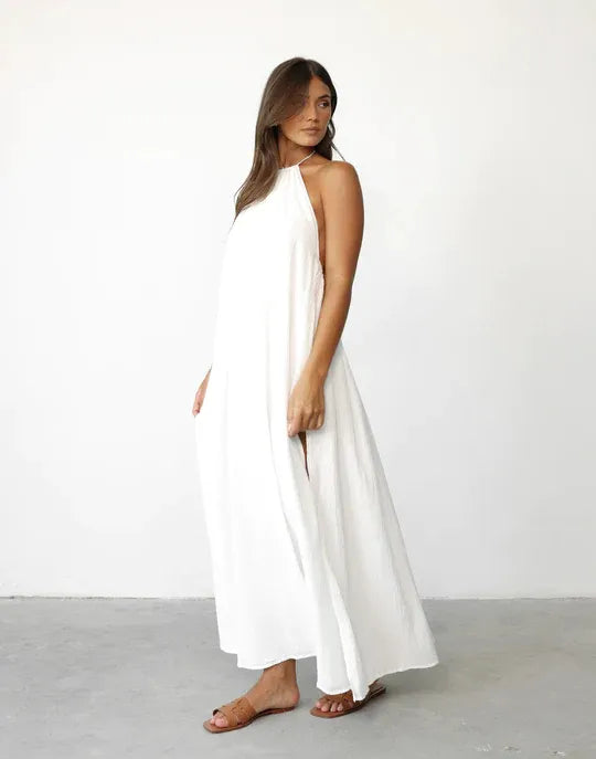 Noona - Lange witte jurk