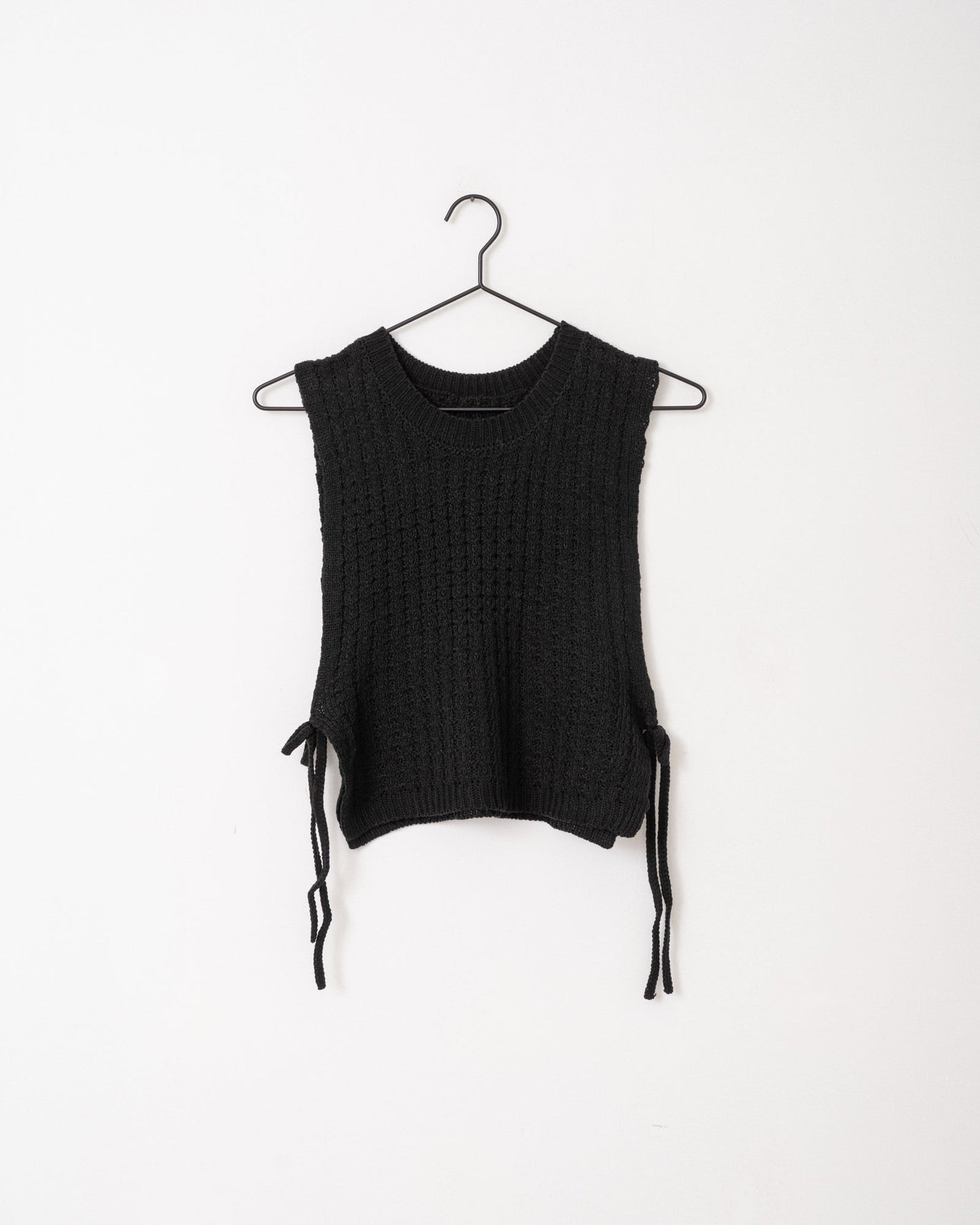Gebreid gilet zwart