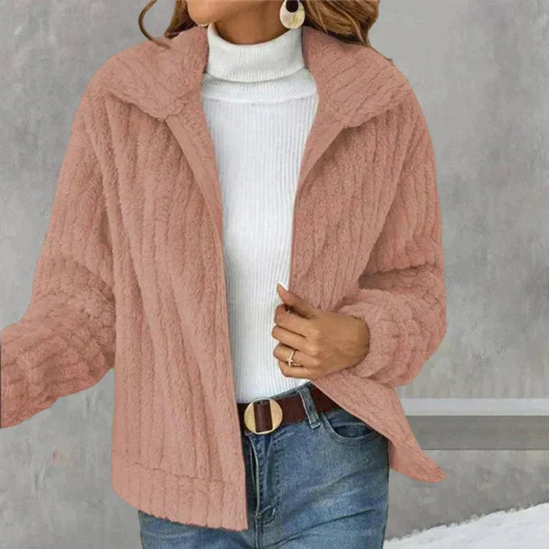 Casual Plush Cardigan