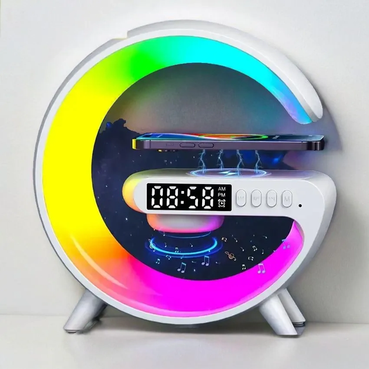 Multifunction Wireless Charger Pad RGB Speaker Lamp