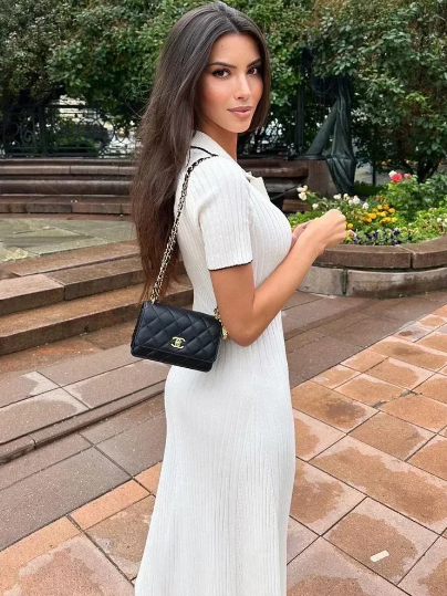 Tossy Wit Gebreide Mode Maxi Jurk