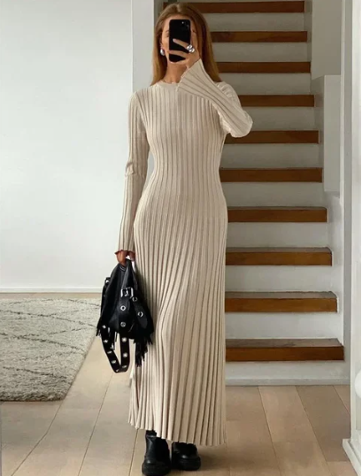 Gebreide Maxi jurk