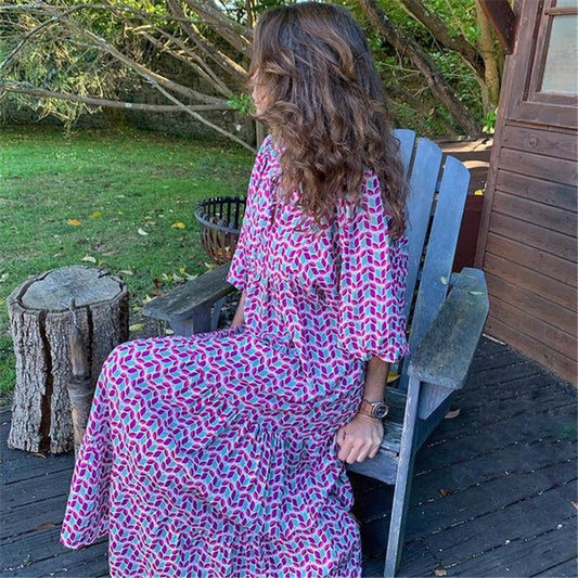 Noona Boho Maxi-Jurk | Stralend de Zomer in