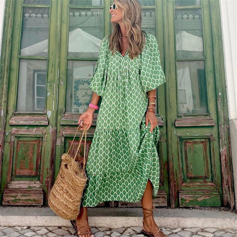 Noona Boho Maxi-Jurk | Stralend de Zomer in