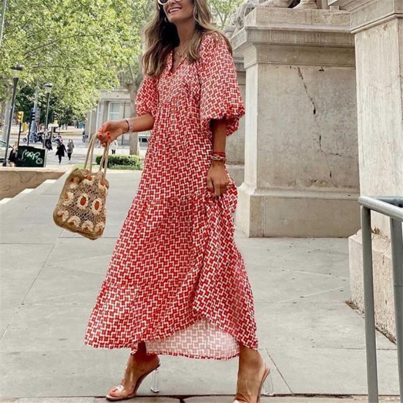 Noona Boho Maxi-Jurk | Stralend de Zomer in