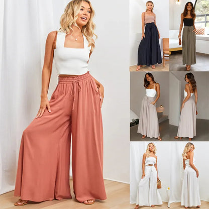 Zomerbroek met wijde pijpen