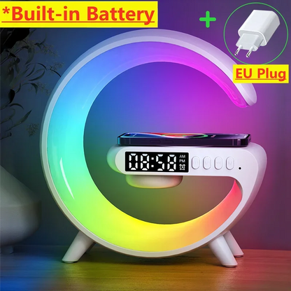 Multifunction Wireless Charger Pad RGB Speaker Lamp