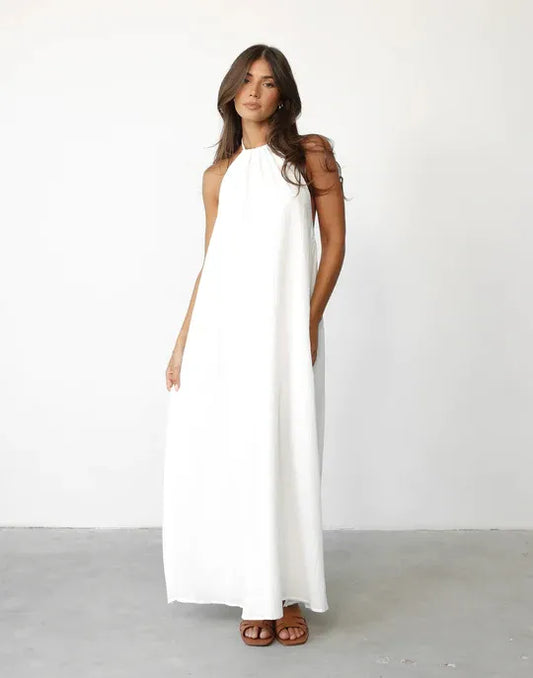 Noona - Lange witte jurk