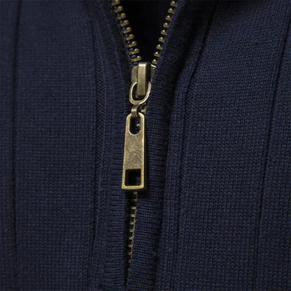 Sweatshirt met kwartrits