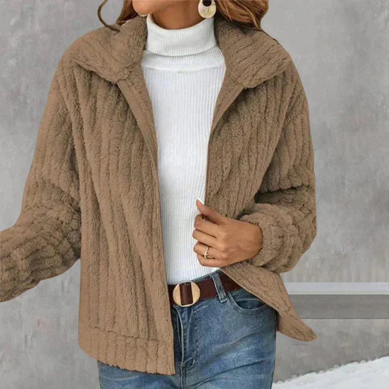 Casual Plush Cardigan
