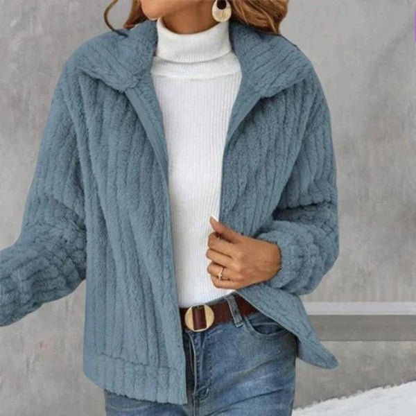 Casual Plush Cardigan