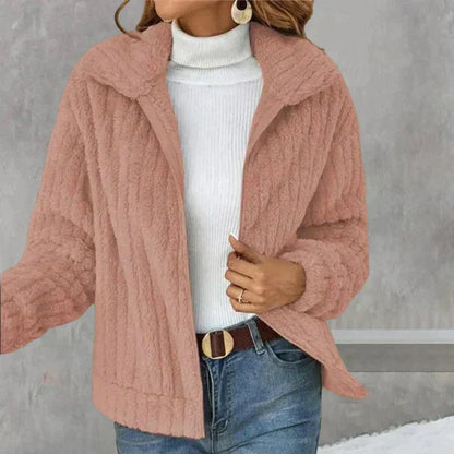 Casual Plush Cardigan