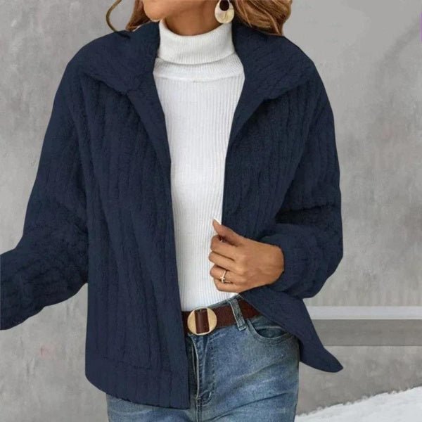 Casual Plush Cardigan